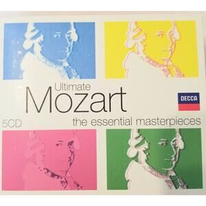 Mozart Ultimate 5CD Set The Essential Masterpieces. 4 are NIB and 1 Like New CD